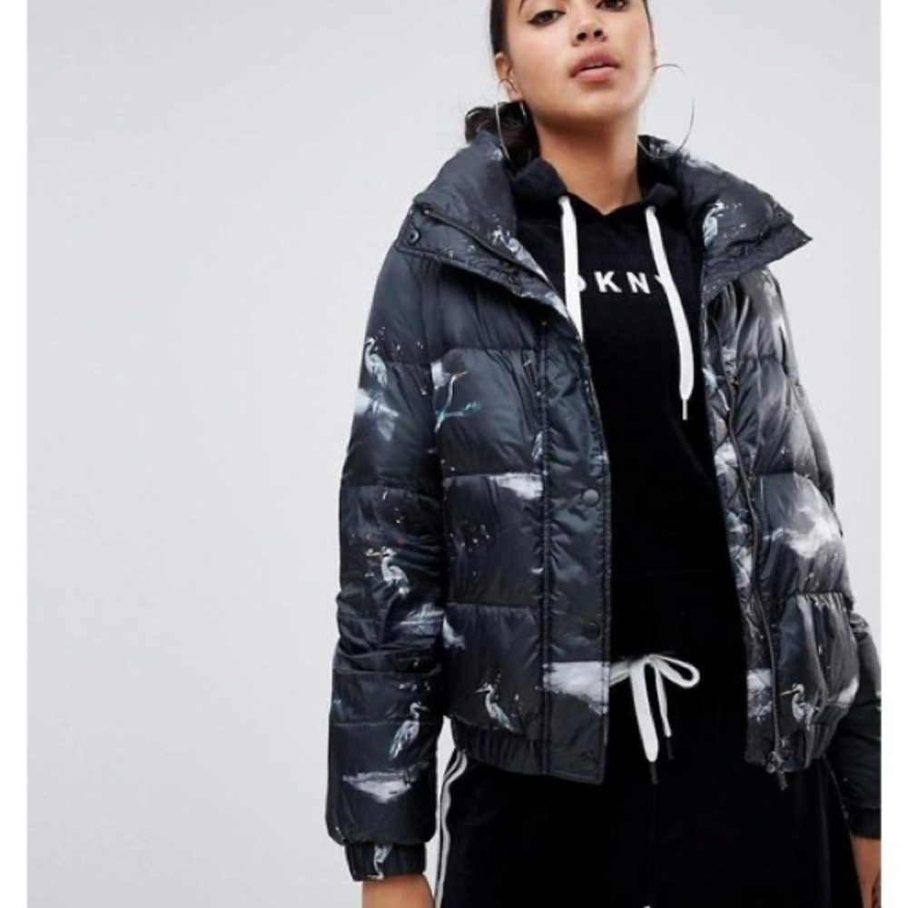 DKNY Sport | Crane Print Bomber Jacket
